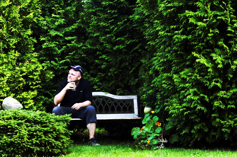 Terassi 17.jpg - Toki välillä piti juomataukoilla ettei tule nestehukka.